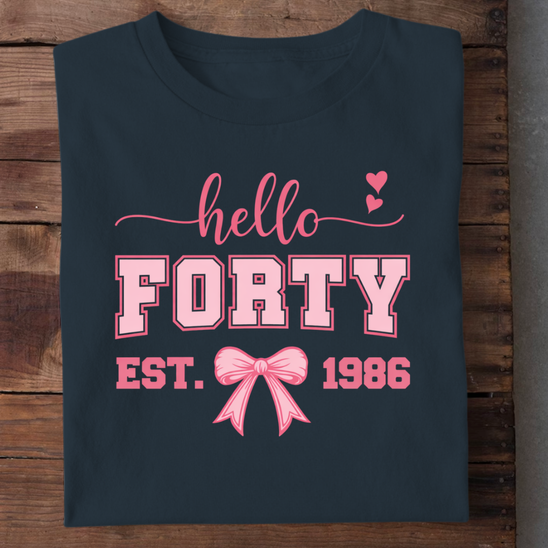 HELLO 40 EST 1986 QI