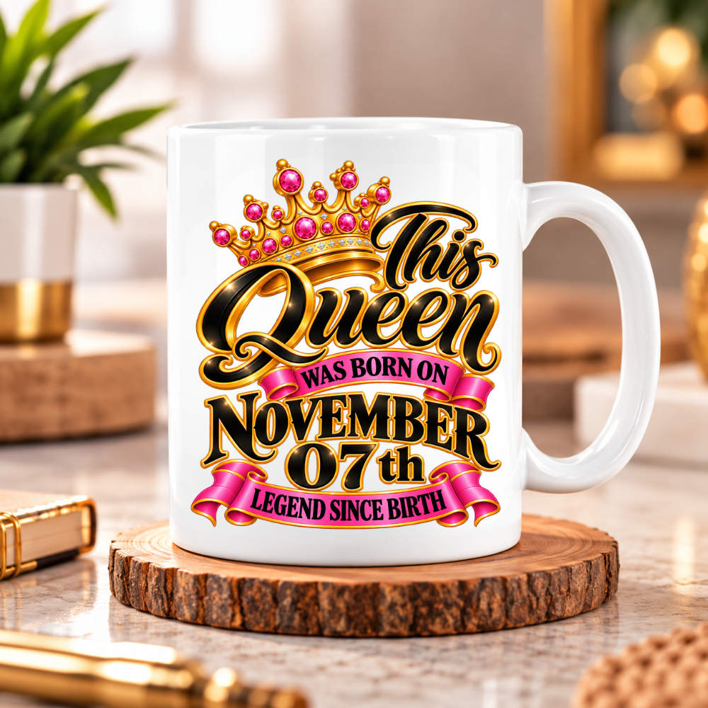 QUEEN 7TH NOVEMBER MUG