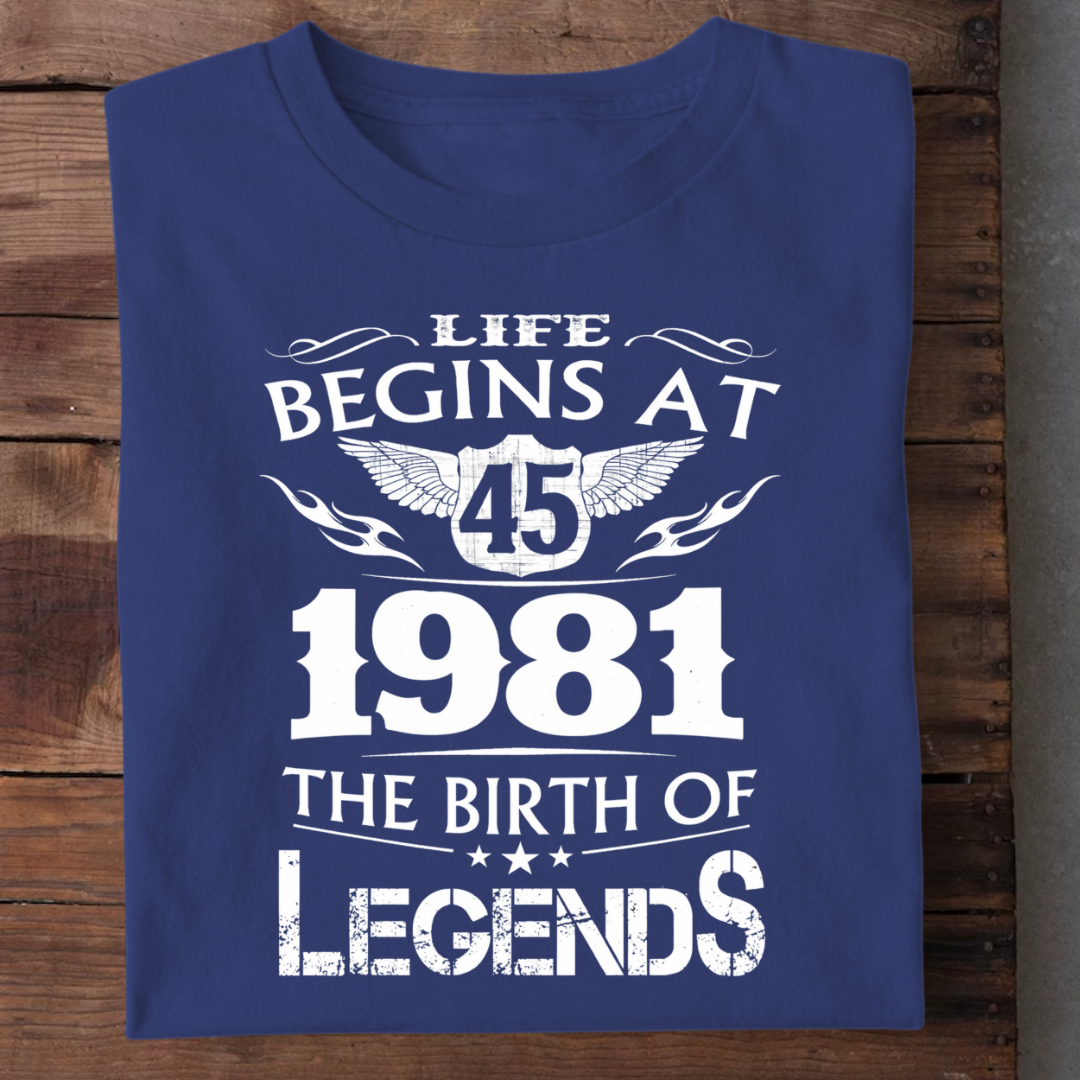 LIFE BEGINS 45-1981 LEGENDS QI