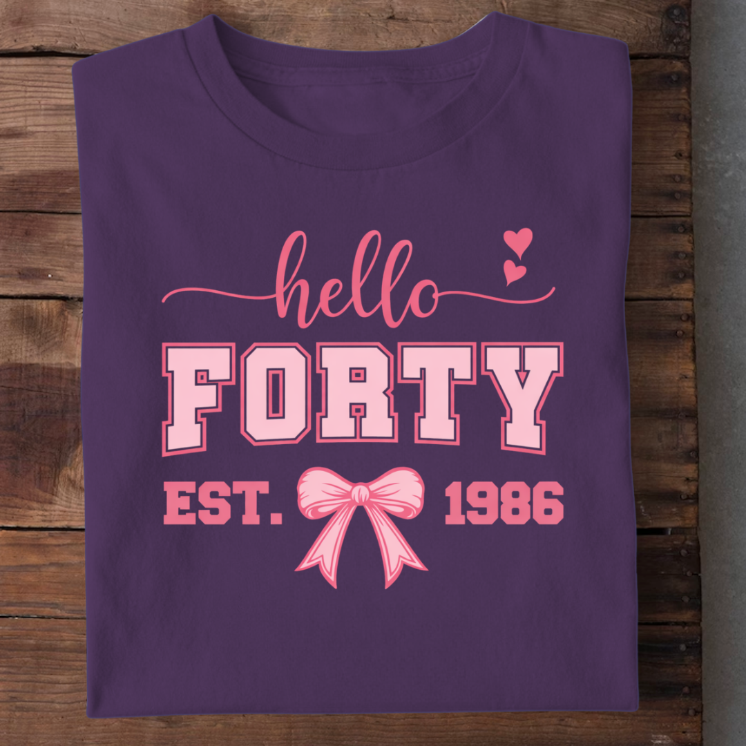 HELLO 40 EST 1986 QI