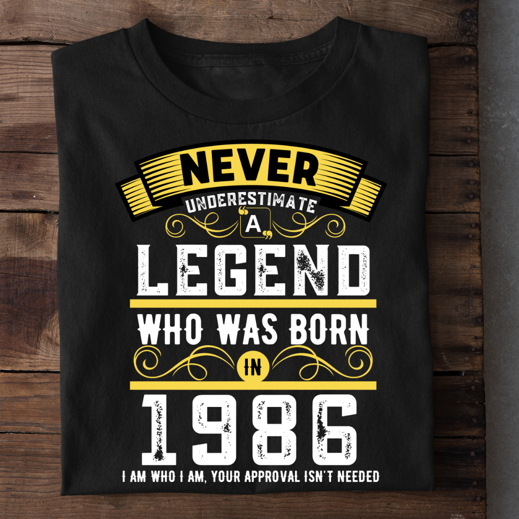 NEVER UNDERESTIMATE 1986 LEGEND