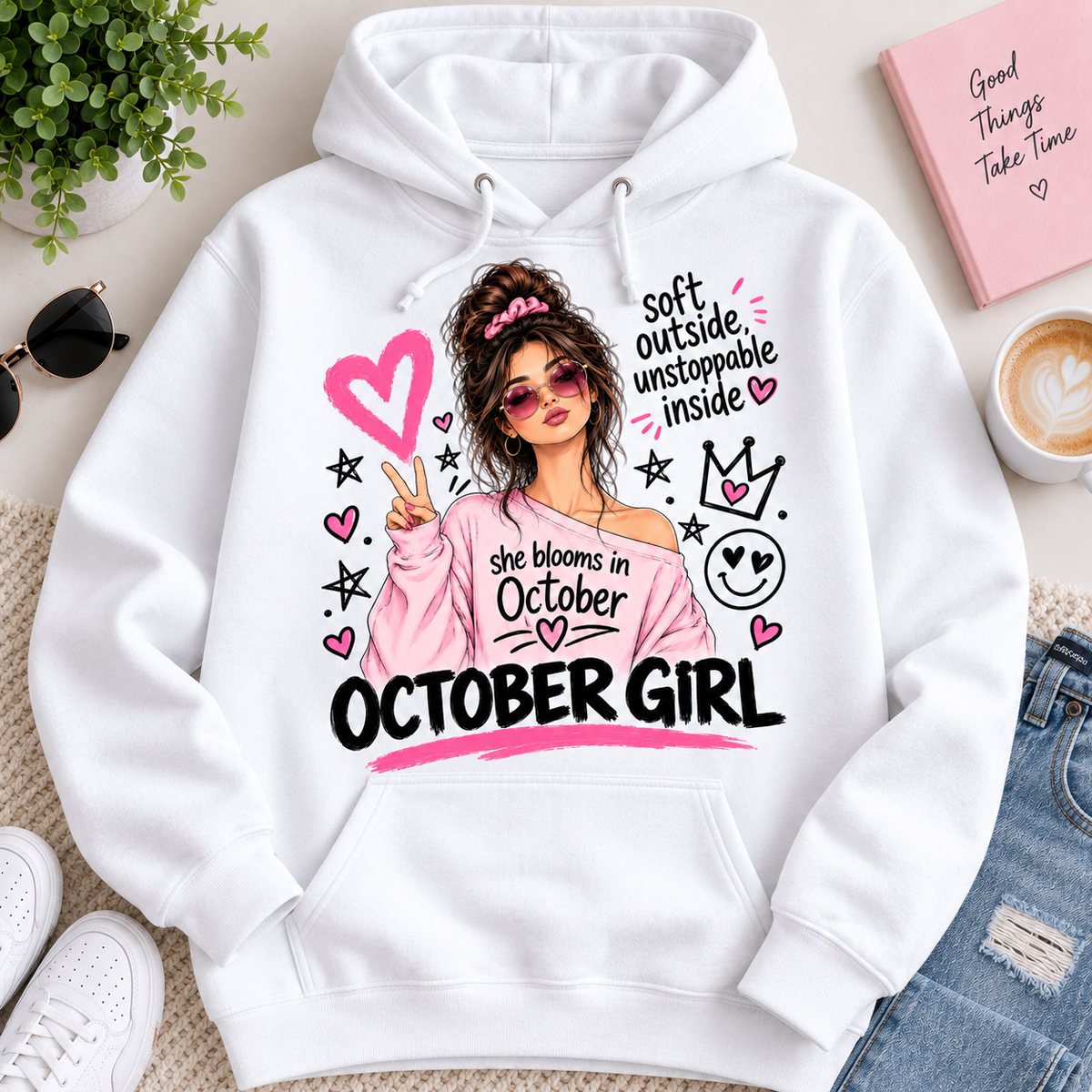 OCTOBER GIRL HOODIE QI
