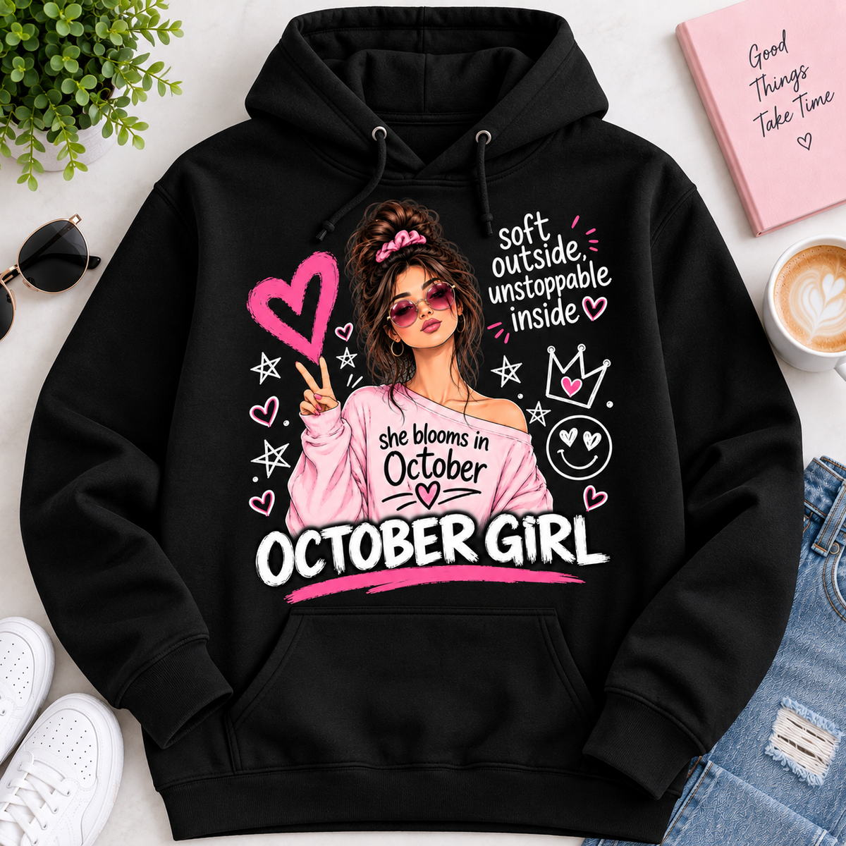 OCTOBER GIRL HOODIE QI