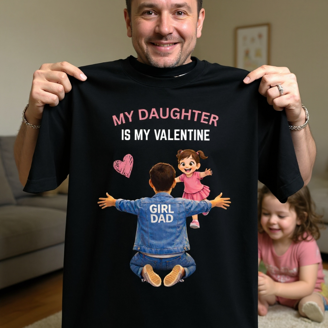 MY DAUGHTER IS MY VALENTINE(GIRL DAD)