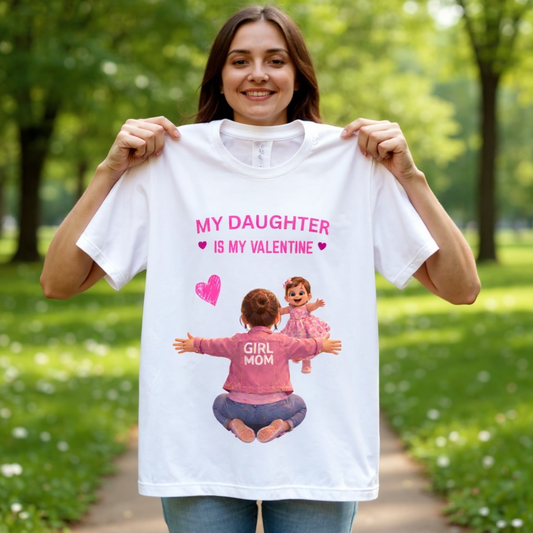 MY DAUGHTER IS MY VALENTINE(GIRL MOM)