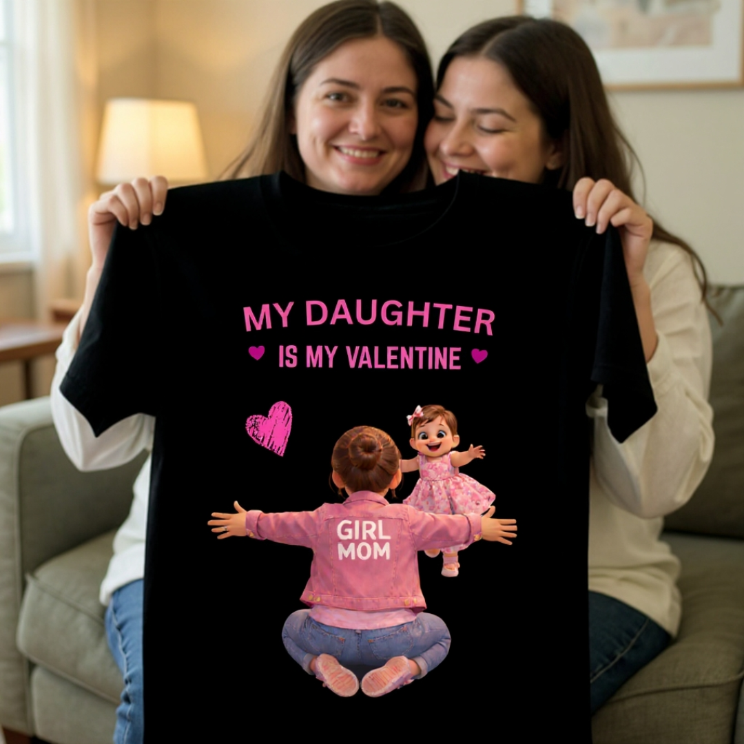 MY DAUGHTER IS MY VALENTINE(GIRL MOM)