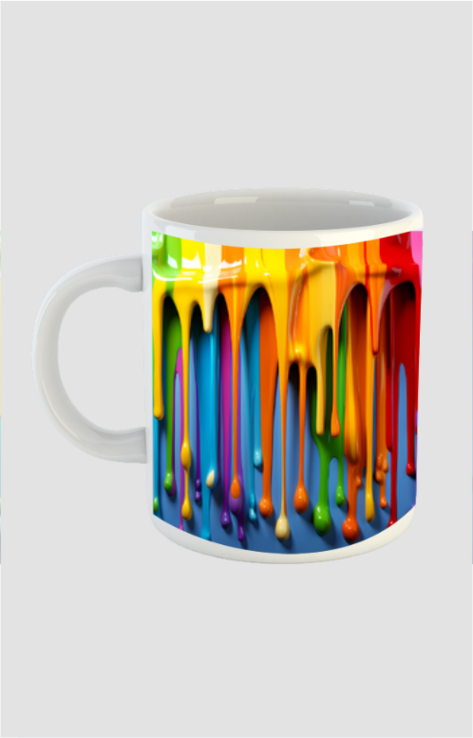 3D PAINT FLOWING MUG